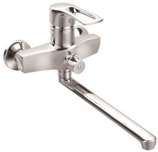 Смеситель для ванны с душем BOOU B8206-18F хром